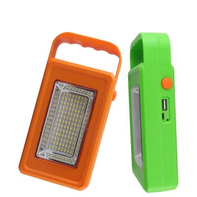 China Warehouse Factory Price Portable USB Solar Power Bank Led Light Indoor Camping Solar Home Lighting Growing Rechargeable Solar Led Light Te koop