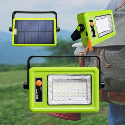 Chine Rising Emergency Light Power Bank Charge ac/dc Power System Rechargeable Portable Solar Camping Lights à vendre