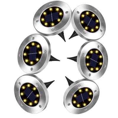 Chine LANDSCAPE High Efficiency Solar Lights Outdoor Upgraded Brighter Waterproof Disc Lights Solar Ground Lights à vendre