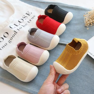 China Mesh Outdoor Pre Walker Baby Soft Breathable Infant Flat Bottom Indoor Sports Shoes for sale