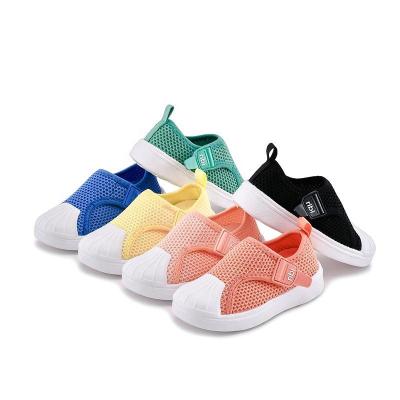 China Wholesale Breathable Baby Shoes Spring Shell Head Mesh School Kids Summer Non Slip Baby Shoes for sale