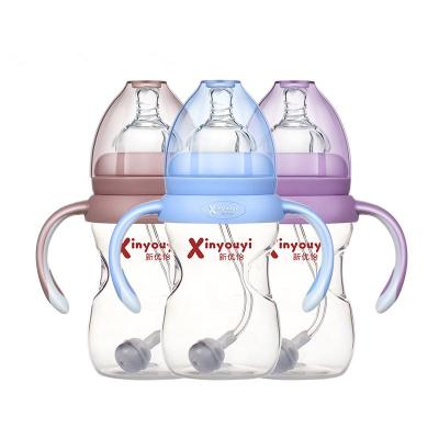 China BPA Free Silicone Nipple PP Baby Bottle BPA Free Factory Environmental Protection Food Grade Products for sale