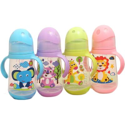 China BPA Safety Baby Drop-Resistant Anti-Colic Newborn Material Large Diameter PP Baby Bottle Free Wide for sale