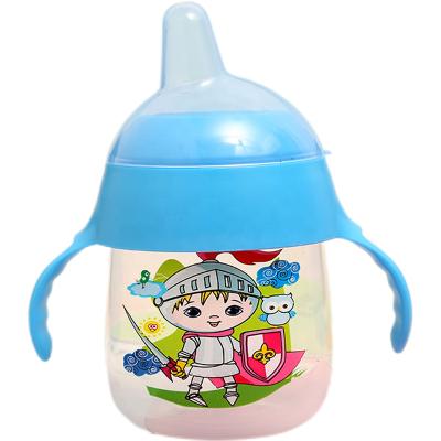 China BPA Free Children's PP Study Cup Lean Bill Cup Training Cup With Dust Cover Double Handle Heat Resistant Wholesale for sale