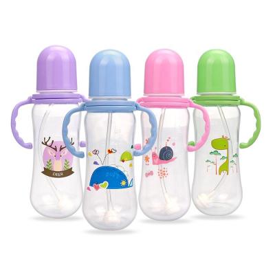 China Custom Phthalate Logo Oem Bpa Free Colic Free Custom Made Anti Colic Resistant Newborn Baby Bottles PP Bottle for sale