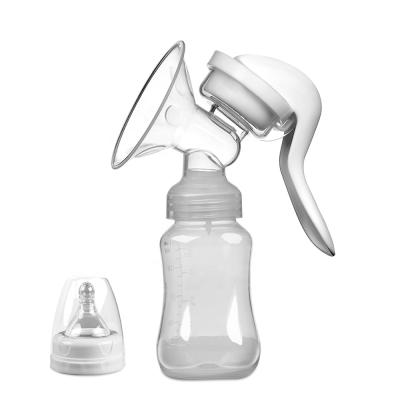 China Manufacturers direct sales hot sale BPA free BPA free pp silicone nipple manual breast pump for sale