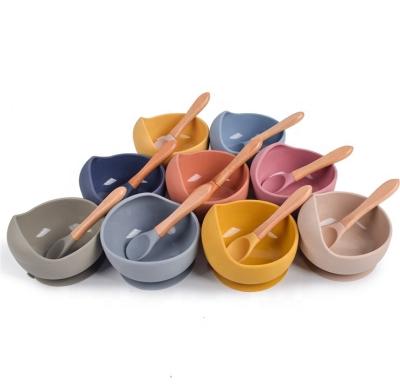 China BPA Free Manufacturer Direct Sales Multicolor Silicone Baby Administers Baby Bowls Baby Feeding Spoon Packets for sale