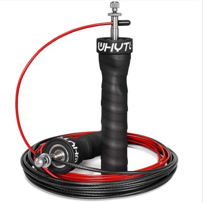 China High Quality Adjustable Speed ​​Weighted Skipping Rope Daily Exercise Leather Jumping Rope With Weight for sale