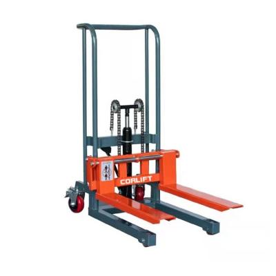 China Hotels Fully Manual Stacker Legless Manual Pallet Stacker for sale