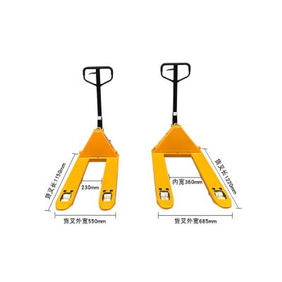 China Machinery Repair Shops Factory Direct Sales Liting Tools Hand Pallet Jack / Hand Truck Pallet Truck for sale