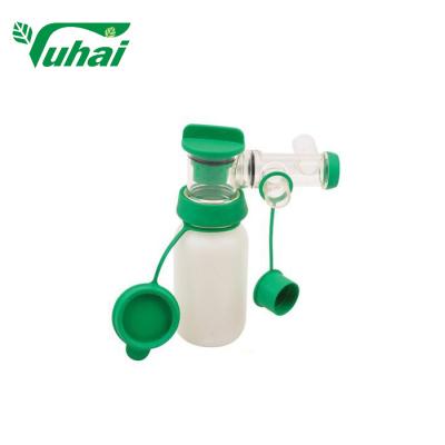 China Green Milk Sampler With Bottle , 12 × 6 × 18cm Size Milk Sample Bottle for sale