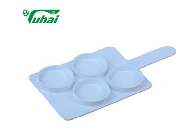 China ABS materielle Milch-Probenahmegerät 28 × 14 × 1.4cm Stichprobenprüfungs-Scheibe zu verkaufen