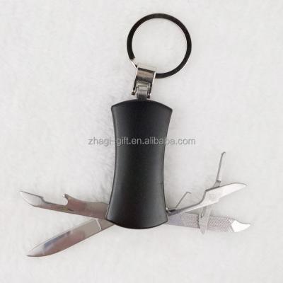 China Promotion Gift Multifunctional Mini Scissors Knife Key Chain Pocket for sale