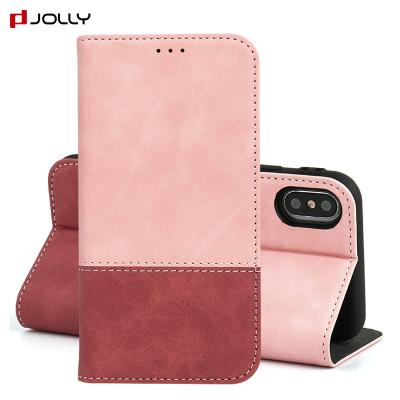 China Eco-Friendly For iPhone X Xs Max Case Best Selling Flip Logo Cell Phone Case Manufacturer Custom Leather for sale