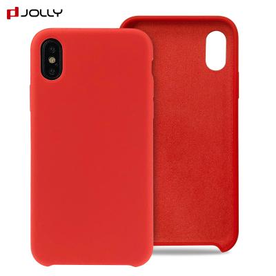 China Slim Microfiber Cloth Shockproof Cushion Liquid Silicone Phone Case For Samsung Mobile Phone for sale