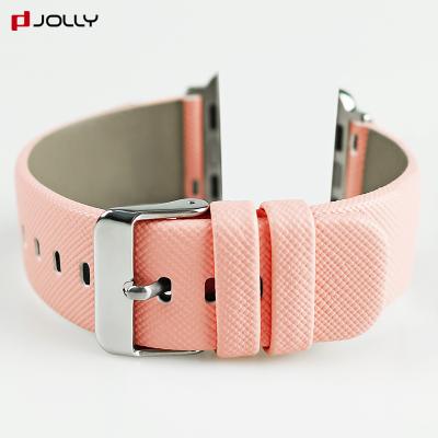 China Water Resistant Sublimation Custom Women Sport Smart Watch Female Leather Wrist Strap For Apple Iwatch Watch Band Holder for sale