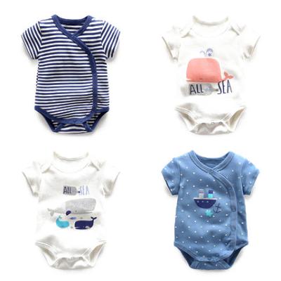 China Can be as summer wholesale custom printing customer requirements new style 100% sleeveless baby romper for sale