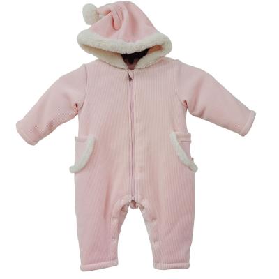 China 96%Cotton4%Elastane Unisex Baby Clothes Clothing Rompers Girls Boys Zipper Knitted Solid Color for sale