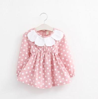 China Breathable Fashion Baby Soft Dress With Collect Waist Style for sale