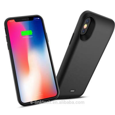 China iFANS 3000mAh Portable Wireless Charger Rohs Wireless Battery Case For iPhone X for sale