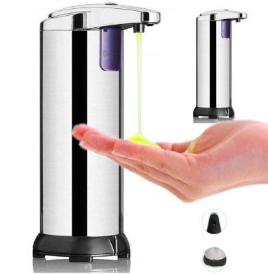 China Touchless Automatic Soap Free Hands Sensor Foam Soap Dispenser Stainless Steel IR Liquid Dispenser for sale