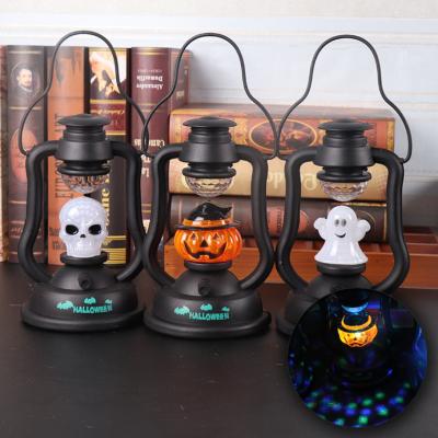 China Newest Halloween Decorations Party Decorated Led Electronic Wisp Pumpkin Candle Lights for sale