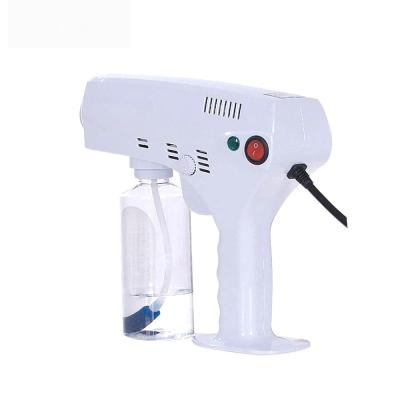 China Ray Sterilizer Nano Steam Gun Handheld Blue Electric Hair Wash Nano Spray Gun For Hair Treatment for sale