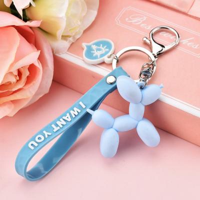 China Cartoon Rubber Dog Custom Design 3D Soft PVC Rubber Head Chain for sale