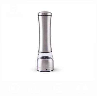 China Viable Unique Design Electric Salt and Pepper Grinder Set Battery Operated Stainless Steel Salt and Pepper Grinder Electronic Grinder for sale