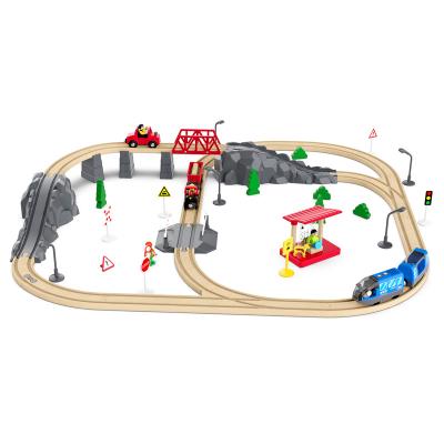 China Durable Children's DIY Assembled Figure 8 Track Traffic Combination Train Track Toys for sale