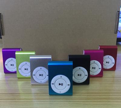 China Mini MP3 Mini Clip Metal USB Clip MP3 Player Support Micro TF Card for sale