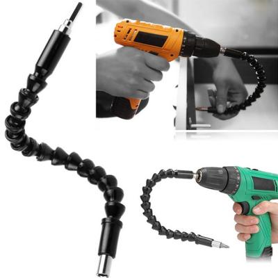 China Electric Drill 290mm Flexible Shaft Extension Screwdriver Bit Electric Drill Machine Tool Accessories for sale