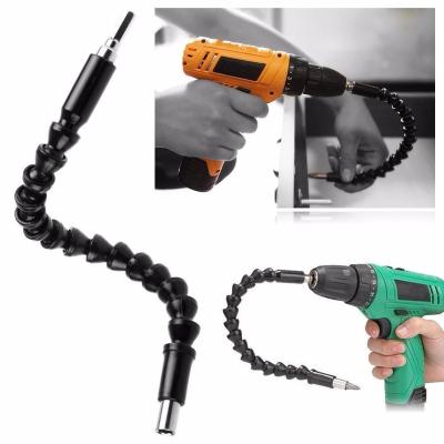 China Electric Drill 295mm Flexible Extension Screwdriver Drill Bit Holder Link For Electronic Drill for sale