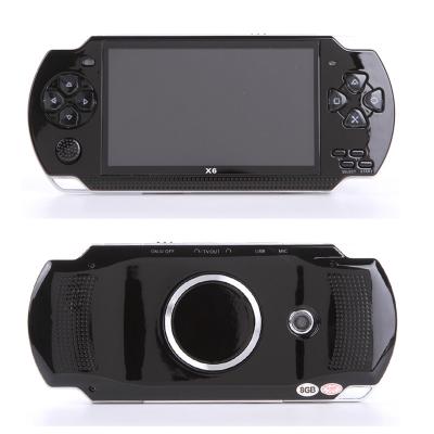 China Playing X6 Games Portable Handheld Game Console 8GB 4.3