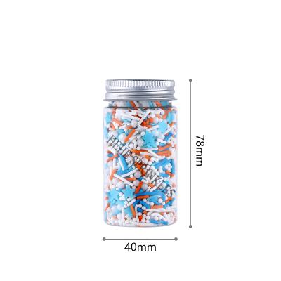 China Festive & 50g Party Bottles Sprinkles Mix Candy Wholesale Ingredients Bake jimmies non edible decoration sprinkles candy for cake decorating for sale