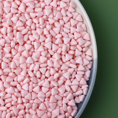 China Festive & Wholesale Price Newest Design Party Cute Matte PINK Triangle Bake Ingredients Edible Decoration Sprinkles Candy For Cake Decoration for sale