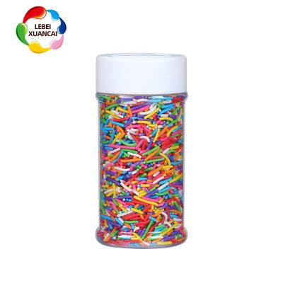 China Festive & Party sprinkles jimmies bakery ingredients wholesalers sprinkles candy factory edible colorful rainbow jimmies for cake decorating for sale