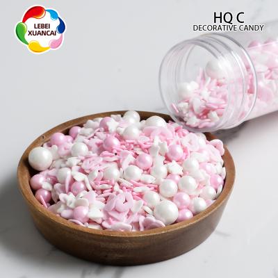 China Festive & Edible Party Confetti Candy And Squeezed Colorful Candy Mix Sprinkles Wholesaler For Cake Icing Lollipop And Dount Decoration for sale