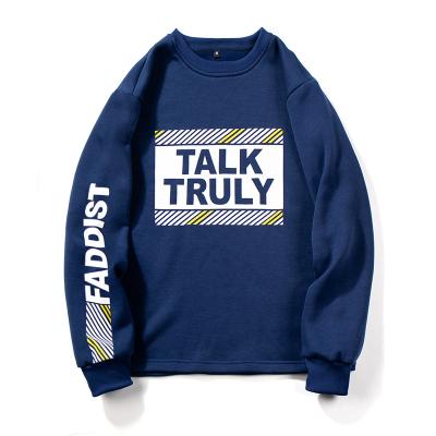 China Dropshipping Sustainable Custom Mens Long Sleeve Drop Shoulder Oversized Pullover Sweatshirts for sale