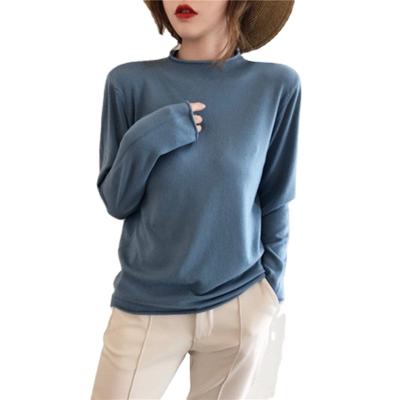 China Anti-Wrinkle Sweater Women's Vintage Pullover Women's Basic Casual Long Sleeve Top for sale