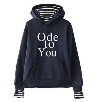 China Custom Logo Hoodie Women Anti-wrinkle 100% Cotton Oversized Pull Over Sweatshirt Women's Hoodies and Sweatshirts for sale