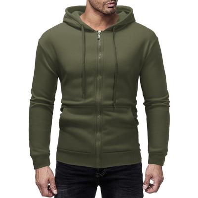 China Wholesale High Quality Anti-wrinkle Mens Full Zip Up Hoodie Plus Size Blank Mens Hoodies and Sweatshirts for sale