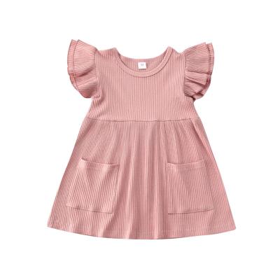 China Anti-Static Girl's Casual Princess Dresses Girls Sweet Suits Outfits Cute Babies Custom Dress for sale