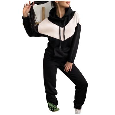 China 2021 Tracksuits Women Autumn Long Sleeve Hoodie Pullover Tops Sports Breathable Long Pants Suit for sale