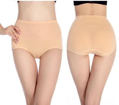 China Antibacterial Women Cotton Underwear High Waist Briefs Belly Panties C-section Recovery Plus Size Briefs for sale