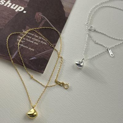 China CLASSIC Minimalist Necklace Jewelry 18K Gold Plated Waterd Drop Pendant Necklace For Women for sale