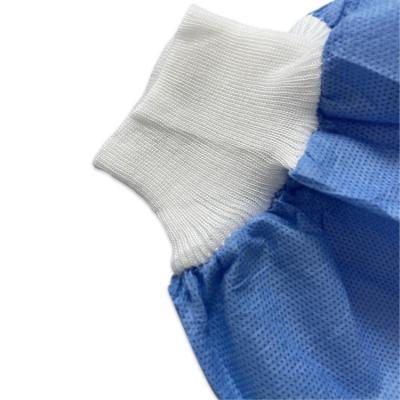 China Wholesale Disposable Ribbed Sleeve Isolation Elastic Gowns Protective Clothing Cuffs Sleeving Knitting Cuffs for sale