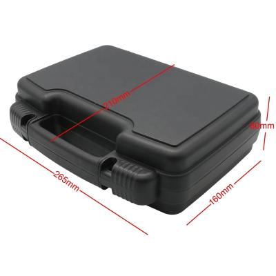 China China manufacturer high quality portable plastic injection molding instrument case tool storage box with handle and foam for sale