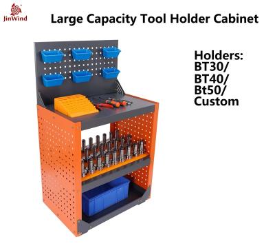 China CNC Rolling Tool Storage Tools Storage Trolley Handy CNC Tool Rack Fits CAT/BT/SK, HSK A5 for sale