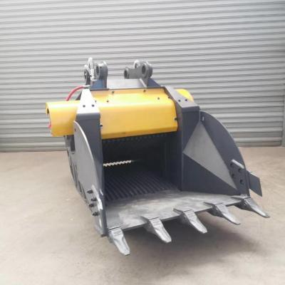 China Heavy Duty Machinery Repair Shops Construction Machinery Attachment Excavator Crusher Jaw Crushing Bucket for sale